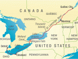 Canada Map St Lawrence River Us Map with St Lawrence River