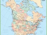 Canada Map with Cities and Capitals Usa and Canada Map