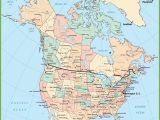 Canada Map with Cities and towns Usa and Canada Map