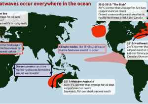 Canada Map with Oceans Ocean Heatwaves are Getting Longer and More Intense