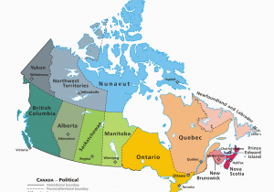 Canada Map with States and Capitals A Clickable Map Of Canada Exhibiting Its Ten Provinces and