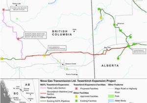 Canada Oil Pipeline Map Neb Nova Gas Transmission Ltd towerbirch Expansion Project