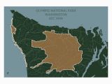 Canada Olympic Park Map Olympic National Park Map