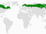 Canada On Map Of World Boreal forest Of Canada Wikipedia