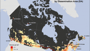 Canada Population Density Map This is How Empty Canada Really is Photos Huffpost Canada