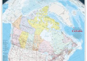 Canada Post Fsa Map Canada Wall Map Large English French atlas Of Canada