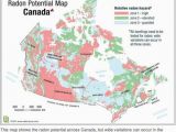 Canada Radon Map Radon Gas Map New Beautiful Radon Map Canada Maps Directions