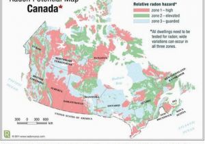 Canada Radon Map Radon Gas Map New Beautiful Radon Map Canada Maps Directions