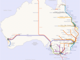 Canada Rail Network Map Australian Rail Map