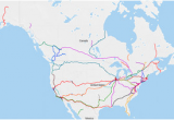 Canada Rail Network Map Rail Transport In Canada Wikipedia