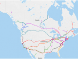 Canada Rail Network Map Rail Transport In Canada Wikipedia