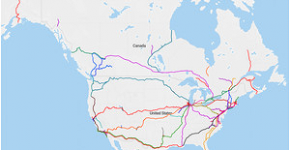 Canada Rail Network Map Rail Transport In Canada Wikipedia