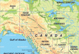 Canada Rocky Mountains Map Karte Von Kanada West Region In Kanada Welt atlas De