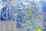 Canada Ski Resort Map Blackcomb Mountain Skiing Whistler British Columbia Canada