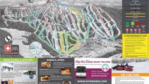 Canada Ski Resort Map Trail Map Mount Washington