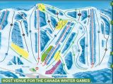 Canada Ski Resorts Map 2019 area Map Canyon Ski Resort