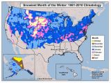 Canada Snow Depth Map where March and April are the Snowiest the Weather Channel