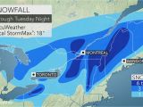 Canada Snowfall Map nor Easter to Lash northern New England with Coastal Rain and Heavy