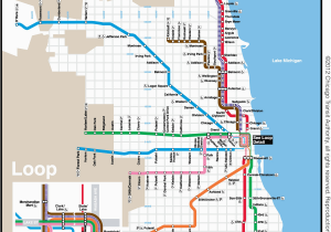 Canada Train Map Chicago Transit Authority Art Posters Chicago Map