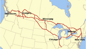 Canada Trains Map Canadian Pacific Railway Wikipedia