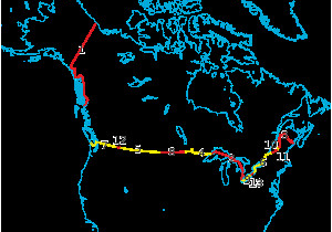 Canada Us Border Crossing Map Canada United States Border Wikipedia