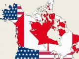 Canada Usa Map States and Provinces is Canada Part Of the Us Worldatlas Com