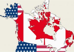 Canada Usa Map States and Provinces is Canada Part Of the Us Worldatlas Com