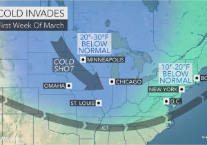 Canada Weather Map forecast March Roars In Like A Lion with Brutal Midwest northeast