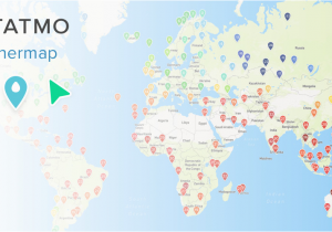 Canada Weather Map Temperature Netatmo Weathermap