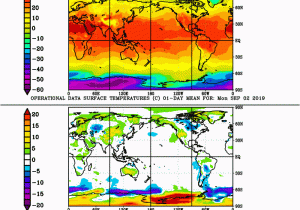 Canada Weather Map Temperature World High Temperatures Map