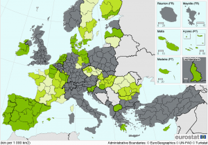 Canal Map Europe Inland Transport Infrastructure at Regional Level