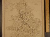 Canal Map Of England Details About 1844 Beautiful Huge Color Map Of England Great Britain Railroads Canals atlas