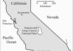 Canyon Country California Map Location Map Of Sequoia and Kings Canyon National Parks California