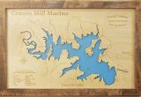 Canyon Lake Map Texas Amazon Com Canyon Lake Texas Framed Wood Map Wall Hanging Handmade