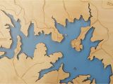 Canyon Lake Map Texas Amazon Com Canyon Lake Texas Framed Wood Map Wall Hanging Handmade