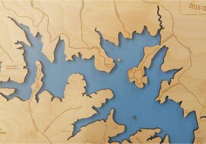 Canyon Lake Map Texas Amazon Com Canyon Lake Texas Framed Wood Map Wall Hanging Handmade