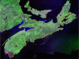 Cape Breton Canada Map Nova Scotia Map Satellite Image Roads Lakes Rivers Cities