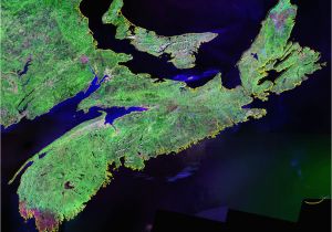 Cape Breton Canada Map Nova Scotia Map Satellite Image Roads Lakes Rivers Cities