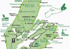 Cape Breton Canada Map the Cabot Trail is A 300 Km Long Highway In northern Cape
