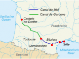 Carcassonne Map Of France Canal Du Midi Wikipedia