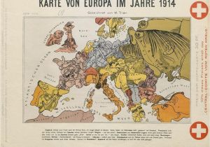 Caricature Map Of Europe 1914 Cartoon Map Of Europe 1914 950×705 Mapporn