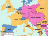 Caricature Map Of Europe 1914 Map Of Europe In 1914 Displaying the Triple Entente Central