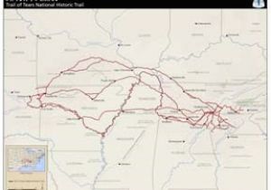 Carolina north forest Trail Map Maps Trail Of Tears National Historic Trail U S National Park