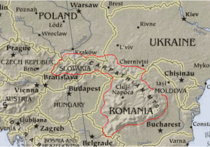 Carpathian Mountains Map Europe Carpathian Mountains Maps Of Central and Eastern Europe