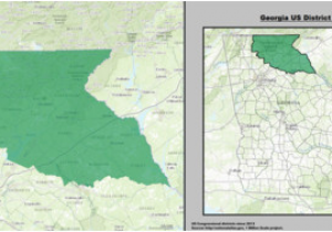 Cartersville Georgia Map Georgia S Congressional Districts Wikipedia