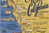 Cartoon Map Of California Earlier This Year I Visited All 21 California Missions and Created