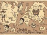 Cartoon Map Of France the World According to Ronald Reagan 1987 My Favorite Photos