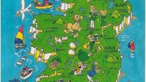 Cartoon Map Of Ireland 225 Best 10010 Caricature Cartoon Maps Images In 2019 Map Travel