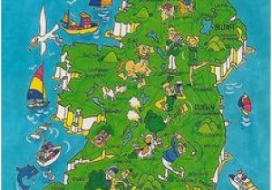 Cartoon Map Of Ireland 225 Best 10010 Caricature Cartoon Maps Images In 2019 Map Travel
