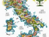 Cartoon Map Of Italy Italy Wines Antoine Corbineau 1 Map O Rama Italy Map Italian